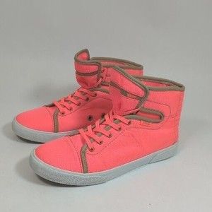 Vans Hadley Neon Pink VN-0JW27RN Women's 7